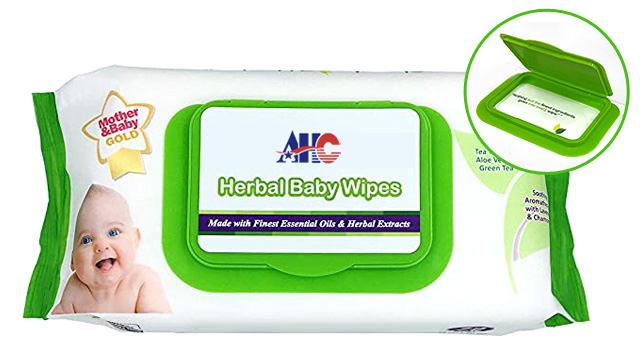 Biodegradable Lids on Wet Wipes Packaging